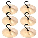 MILISTEN 6Pcs Finger Becken Bauchtanz Finger Becken Messing Zimbeln Finger...