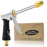 Garten Handbrause, Gartenbrause Metall, Gartenpistole Spritzpistole, Hochdruck...