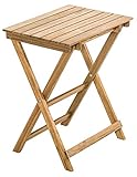 Dehner Klapptisch Macao, ca. 60 x 50 x 36 cm, aus FSC® - zertifiziertem Akazienholz,...