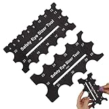 Duvcoywae Safety Eye Sizer Tool | 2-teiliges Holz Messwerkzeug 4-32mm Durchmesser -...