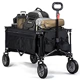 Timber Ridge Bollerwagen Faltbar Strand Transportwagen mit Seitentasche...