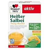 Doppelherz Heißer Salbei mit Honig und Menthol – Mit Zink zur Unterstützung der...