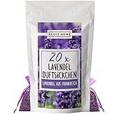 20 Lavendelsäckchen mit französichem Lavendel I Mottenschutz für Kleiderschrank I...