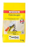 WEBER | Elektrikergips 5 kg | schnell härtend, abbindend & sehr weiß | für...