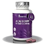BIOMENTA Acai Beeren 60.000 mg - 180 Tabletten mit hochwertigen 30:1 Berry Extrakt –...
