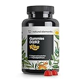 Vitamin D3 K2 Gummies KIDS – 120 fruchtige Gummies – vegan, zuckerfrei –...