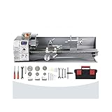 Bürstenlose Mini-Metalldrehmaschine 8,7 x 23,6 Zoll / 220 x 600 mm, 750 W, LED...