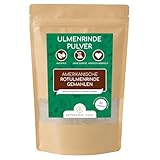 Wolfsbacher Ulmenrinde Pulver für Hunde und Katzen [60g] - Slippery Elm Bark -...