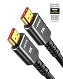 HDMI 2.1 Kabel 3meter Zertifiziertes,Highwings 10K 8K HDMI Kabel 48Gbps Ultra...