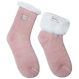 JARSEEN 2 Paar Damen Thermosocken Kuschelsocken Winter Warme Dicke Süß...