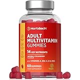 Multivitamin Gummies | 14 Vitamine und Mineralstoffen mit Jod, Vitamin C, A, D, E, Biotin,...