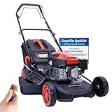 STAHLMANN Rasenmäher Benzin mit Antrieb BR460 – 5,4PS (4,0kW) 170ccm mit...