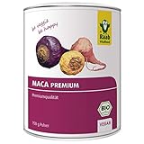 Raab Vitalfood Bio Premium Maca-Pulver; Maca-Wurzeln aus den Anden aus Peru, mit...