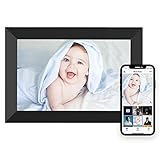 Digitaler Bilderrahmen Wlan 10.1 Zoll Elektronischer Bilderrahmen mit HD IPS Touchscreen,...