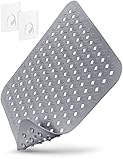 Homerella Duschmatte Hautsensitiv 53x53 cm, INKL. AUFHÄNGUNG | Antirutschmatte Dusche BPA...