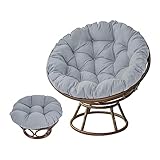Rattan-Sitzkissen für Hängekörbe, rundes Stuhlkissen für Outdoor-Schaukelstuhl, dickes...