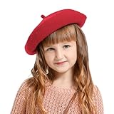 Winmany Baskenmütze für Kleinkinder Mädchen einfarbig französische...