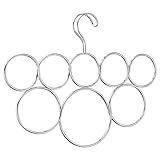 iDesign rangement suspendu à anneaux, rangement foulard en métal pour ne plus froisser,...
