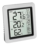 TFA Dostmann INFO Funk-Thermometer inkl. Außensender, 30.3065.02, zur...