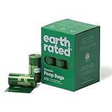Earth Rated Hundekotbeutel, garantiert auslaufsichere und extra dicke Abfallsäcke als...