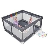 Sour Lemon Baby Laufgitter Laufgitter baby, Kinderzaun mit Anti-Kollision Schaum...