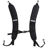 BASSDASH Ersatz-Rucksack-Gurte, verstellbar, gepolsterte Schultergurte für Rucksack, Dry...