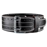 Fitgriff Profi Gewichthebergürtel - 100% Echtleder Gürtel für Bodybuilding,...