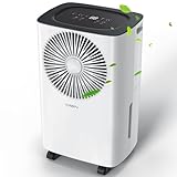 CONOPU Luftentfeuchter 12L/Tag, Automatische Entfeuchtung, 24H-Timer,...