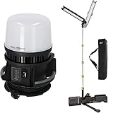 Brennenstuhl Multi Battery LED 360° Hybrid Baustrahler 12050 MH, schwarz, grau & Multi...