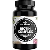Biotin Komplex mit Selen & Zink – 365 vegane Tabletten – für Haut*, Haare* & Nägel*...