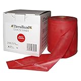 Theraband Original Fitness Latex-Widerstandsbänder – Vorratsrolle 45,5 Meter, 100%...