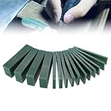 15 STÜCKE 4/6/8/21/23mm Dicke Grün Carving Wachs Stück, Schmuck Gravur,...
