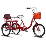 Cruiser-Dreirad zum Abhängen und Reisen, 3-Rad-Dreirad für Erwachsene und ältere...