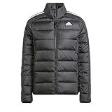 adidas Damen Essentials 3-Stripes Light Down Jacket, Black, M