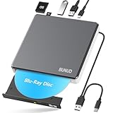 Externes Bluray Laufwerk Extern USB 3.0 & Type-C Externer CD DVD und Bluray...