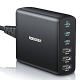 Rocoren USB C Ladegerät Mehrfach 100W, PD3.0 QC4.0 PPS Schnellladegerät...