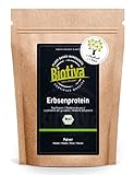 Biotiva Erbsenprotein-Pulver Bio 1kg - 83% Proteingehalt - 100% Erbsen-Proteinisolat -...