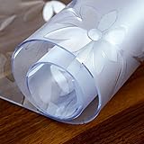 2mm Dick Transparente Tischdecken Tischfolie 65x135cm PVC Glasklar Folie Tischschutz...