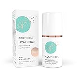 Cosphera Hyaluron Nachtcreme 100% vegan - Nachtpflege für Falten, Tränensäcke und...