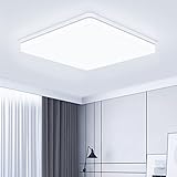 Philonext Deckenleuchte Flach Led Deckenlampe 48W, 6500K 5000LM Deckenbeleuchtung Panel,...