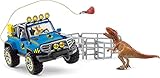 schleich 41464 Geländewagen mit Dino-Außenposten, für Kinder ab 4 Jahren,...