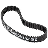 Keilriemen 231 x 10 – HTD231-3M-10 für Rasentrimmer Black & Decker
