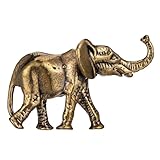TUYOBG Vintage Messing Elefant – Ganesha Figur als Glücksbringer und Feng...