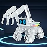 Aottom Robot Spielzeug mit LED Licht, Roboter mit Fernbedienung 360° Flips,...