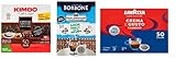 Testpaket Kaffee Kapseln ESE pads Caffè KIMBO, Borbone, Lavazza premium italienischen...