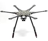 FPVDrone S550 Hexacopter-Rahmen-Set, 6-Achsen-Drohne mit Kohlefaser-Fahrwerk