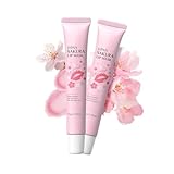 2 Stück Kirschblüten-Lippen-Schlafmaske, feuchtigkeitsspendender Lippenbalsam mit...