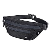 WATERFLY Gürteltasche Bauchtasche Hüfttasche Klein Stylisch Flach Dünn Hip...