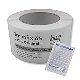 DEWEPRO Set: KNAUF Trenn-Fix 65 - Trennstreifen für Anschlussfugen 50m Rolle...