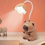 YANGUN Schreibtischlampe Kinder, Capybara Tischlampe,2-in-1 Cartoon...